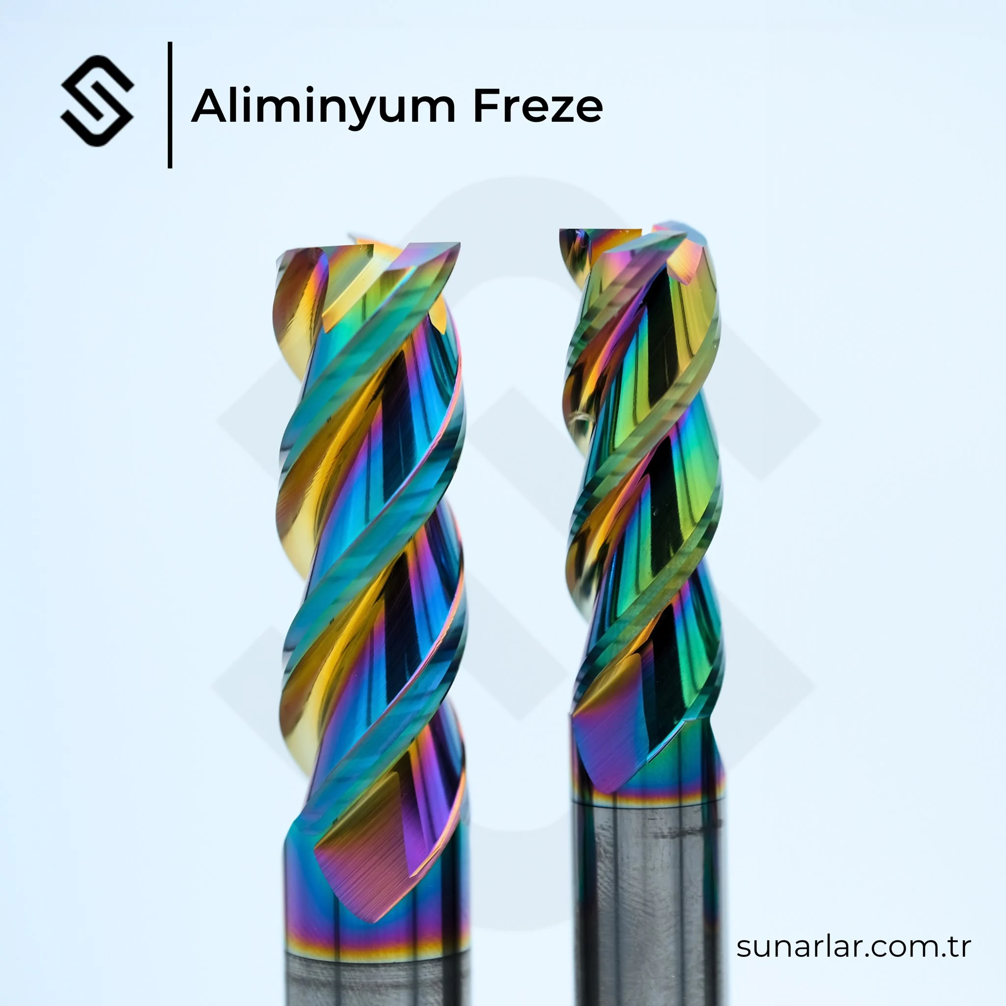Alüminyum işleme için karbür parmak frezeler
